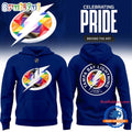 Tampa Bay Lightning Blue CELEBRATING PRIDE 2026 Hoodie T-Shirt