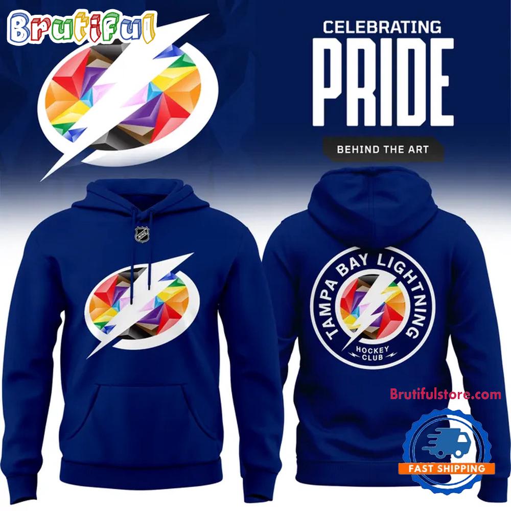 Tampa Bay Lightning Blue CELEBRATING PRIDE 2026 Hoodie T-Shirt