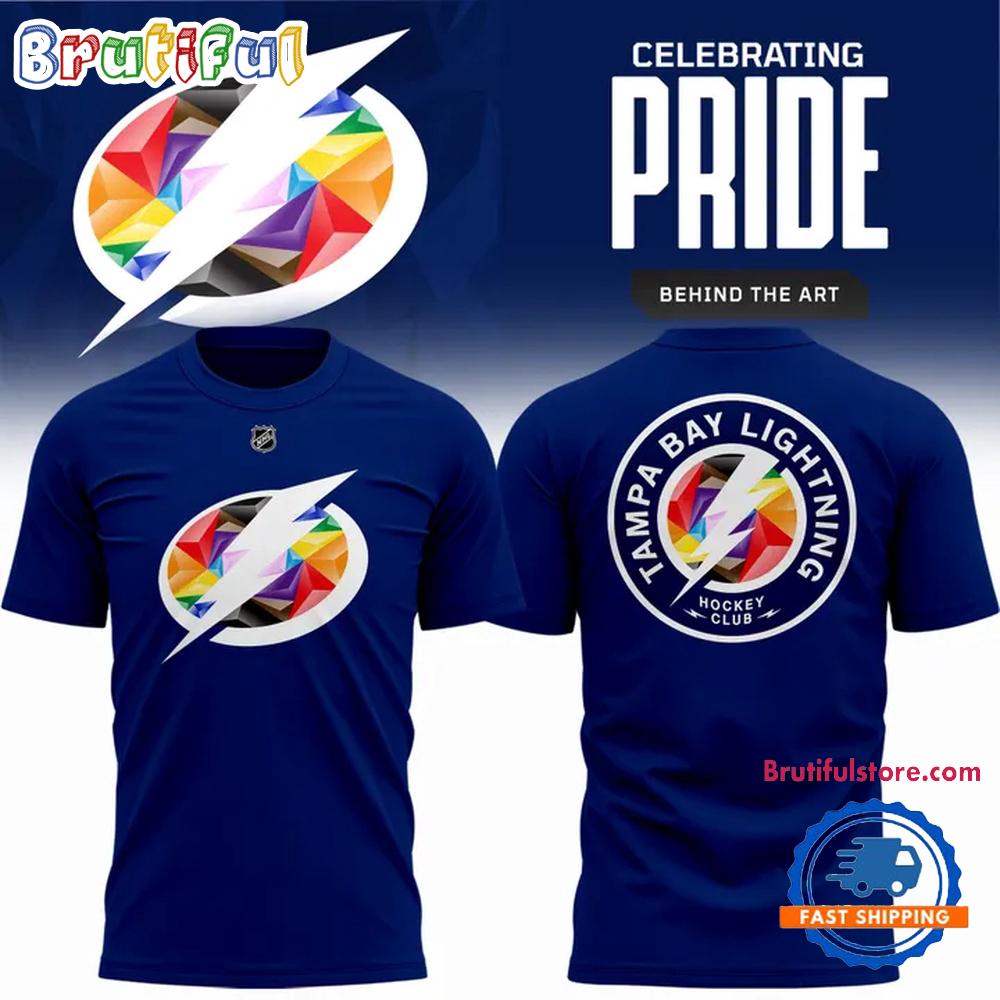Tampa Bay Lightning Blue CELEBRATING PRIDE 2026 Hoodie T-Shirt