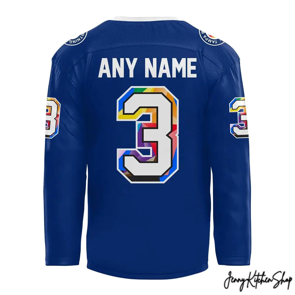 Tampa Bay Lightning Celebrating Pride 2026 Hockey Jersey