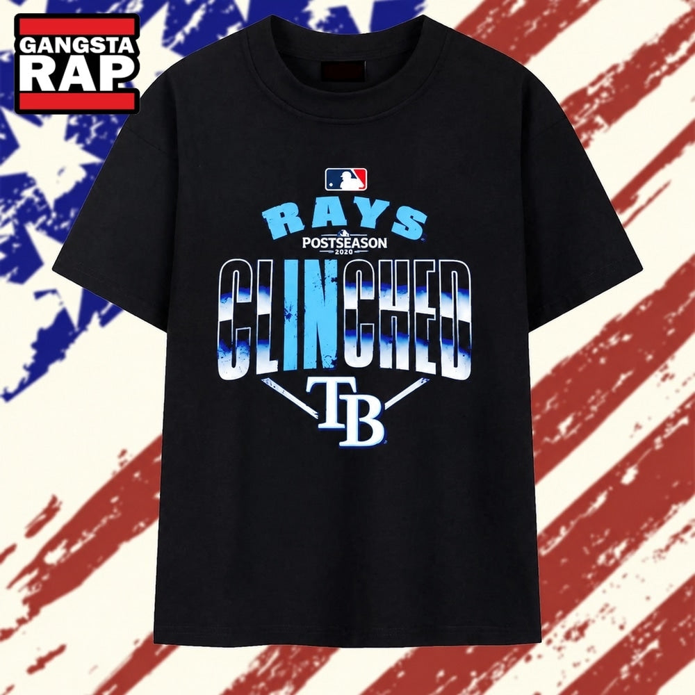 Tampa Bay Rays 2024 Postseason Clinched Vintage T Shirt