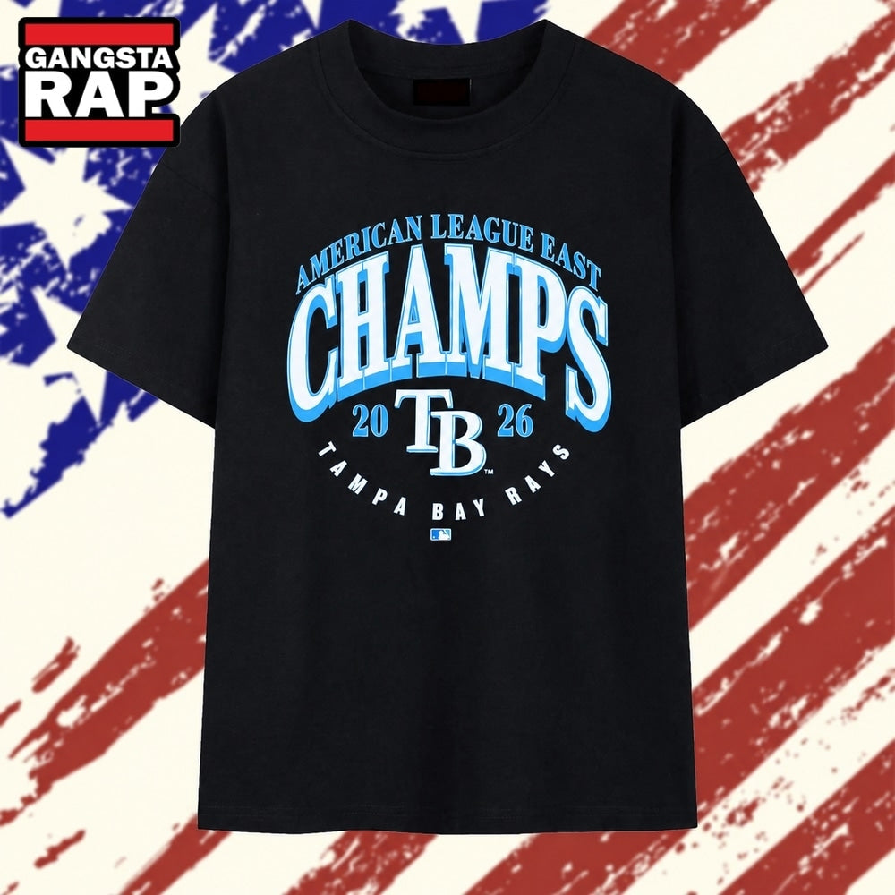 Tampa Bay Rays 2026 American League East Champs T Shirt