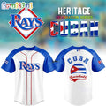Tampa Bay Rays Cuban Heritage Celebration Baseball Jersey Shirt