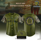 Tampa Bay Rays Military Appreciation America 250 Baseball Jersey