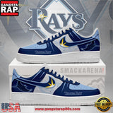 Tampa Bay Rays MLB Unique Sports Air Force 1 Low Top Shoes Running Sneakers