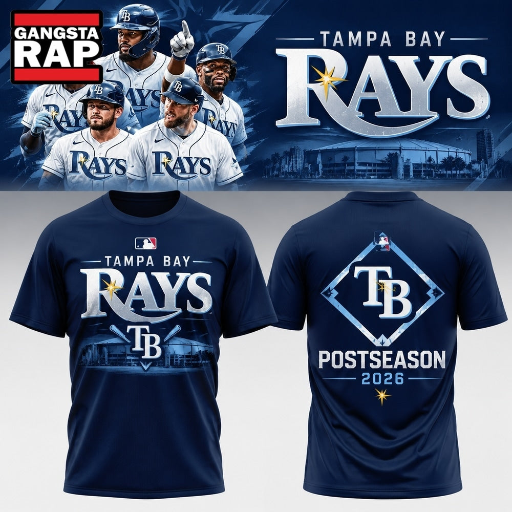 Tampa Bay Rays Postseason Clinched 2026 Graphic T Shirt