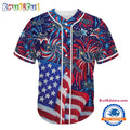 Tampa Bay Rays USA Flag Independence Day Baseball Jersey, Sport Team 4th of July Jersey