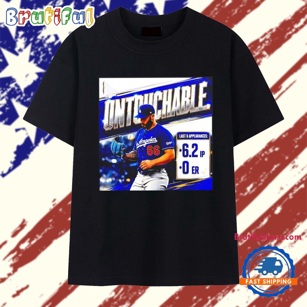 Tanner Scott the Los Angeles Dodgers untouchable reinstated 6.2IP 0ER T Shirt