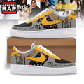 Tate McRae Baby Don’t Get Greedy Grey & Yellow Pop Concert Air Force 1 Shoes, Music Air Force 1 Shoes