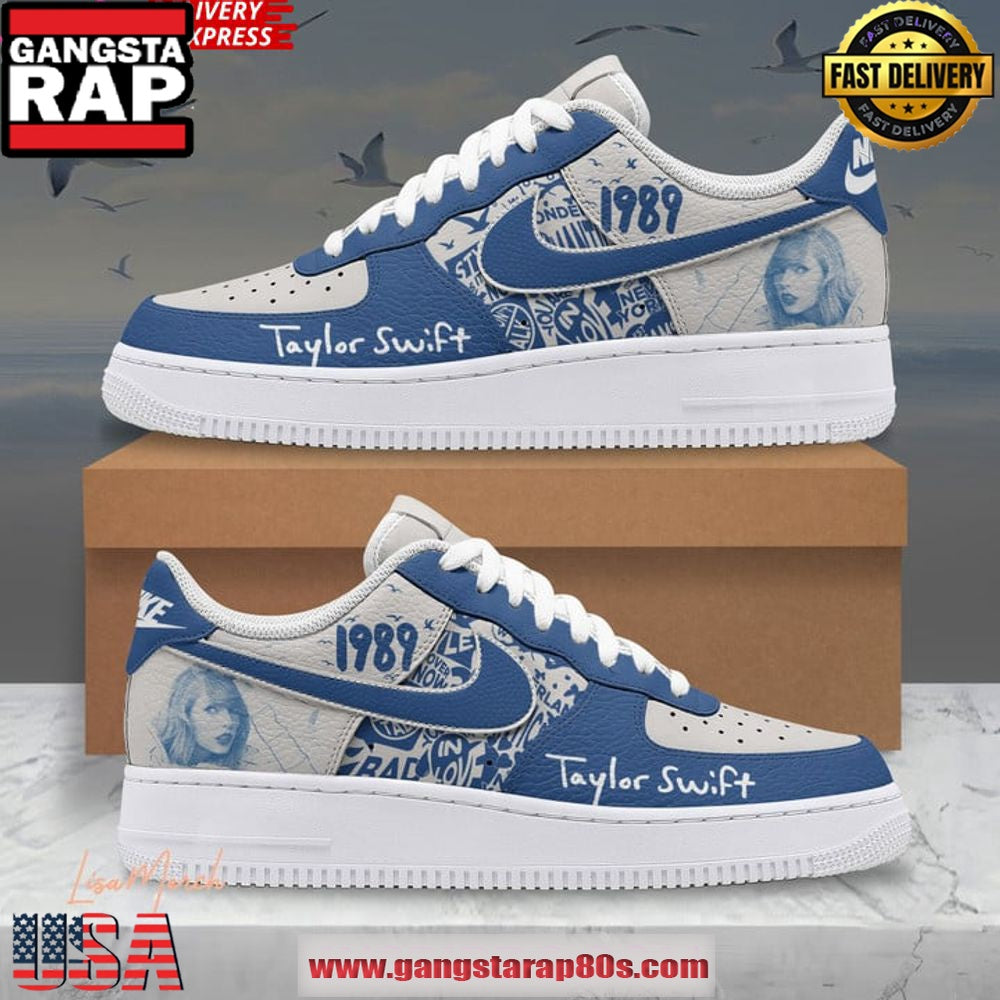 Taylor Swift 1989 Limited Edition Air Force 1 Sneakers Shoes