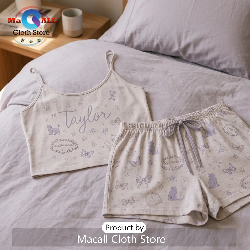 Taylor Swift Aesthetic Pastel Loungewear Set