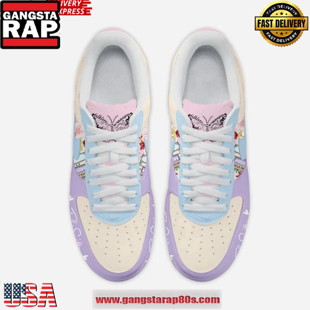 Taylor Swift Butterfly Limited Edition Air Force 1 Running Sneakers Shoes