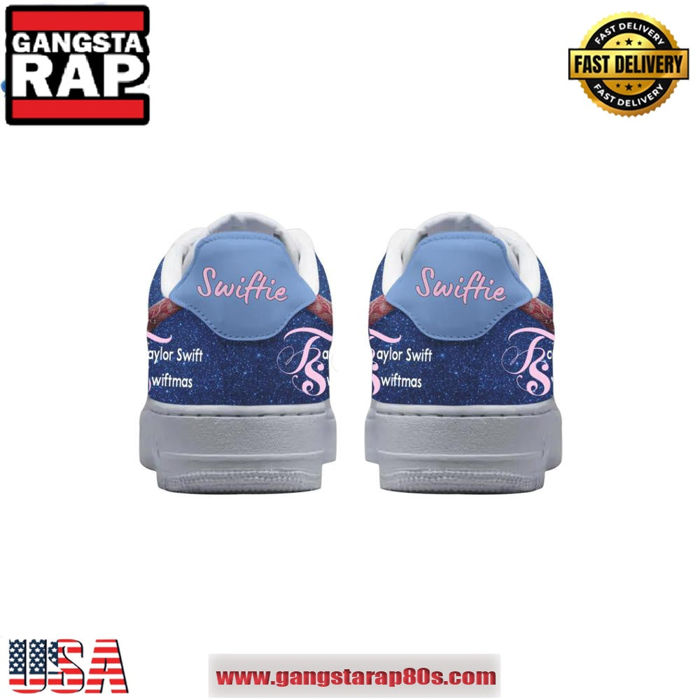 Taylor Swift Have A Merry Little Swiftmas Air Force 1 Running Sneakers Shoes