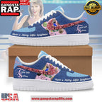 Taylor Swift Have a Merry Little Swiftmas Limited Air Force 1 Sneakers Shoes