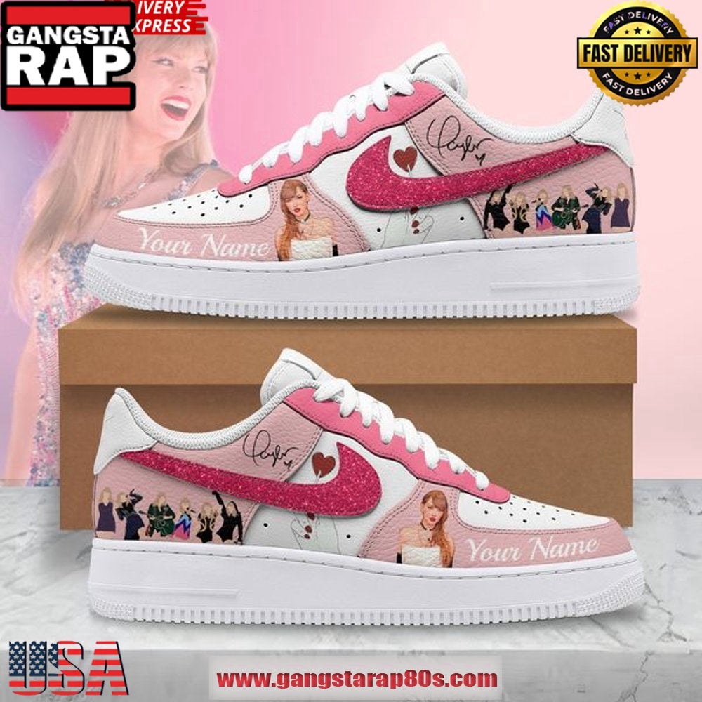 Taylor Swift Lover Custom Air Force 1 Running Sneakers Shoes