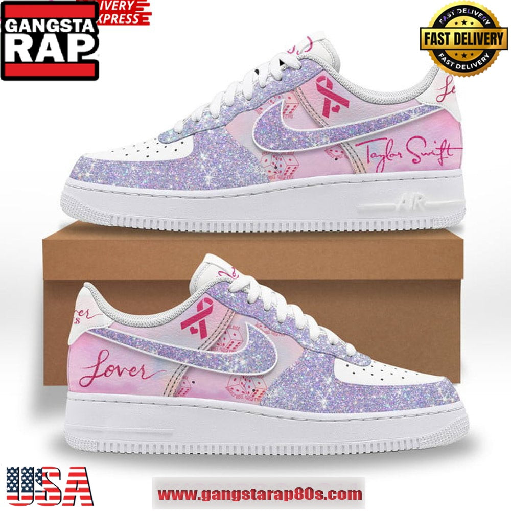 Taylor Swift Lover Special Edition Air Force 1 Running Sneakers Shoes