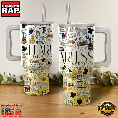 Taylor Swift Music Custom Stanley Quencher 40oz Stainless Steel