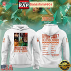 Taylor Swift New Album 2025 The Life Of A Showgirl White Unisex Hoodie