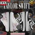 Taylor Swift Reputation and Lover Album Air Force 1 Sneakers Shoes