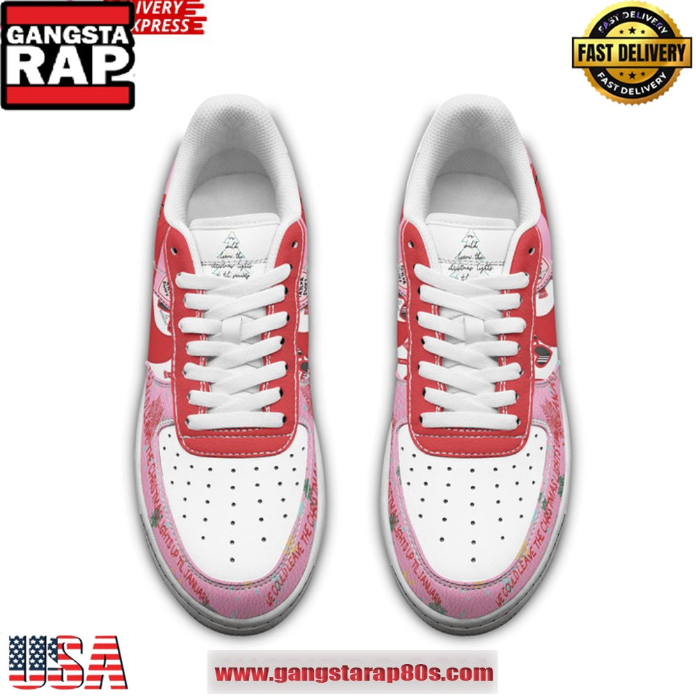 Taylor Swift Swiftmas Limited Edition Air Force 1 Sneakers Shoes