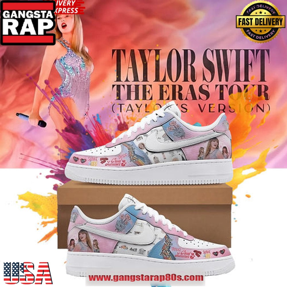 Taylor Swift The Eras Tour Limited Edition Air Force 1 Sneakers Shoes