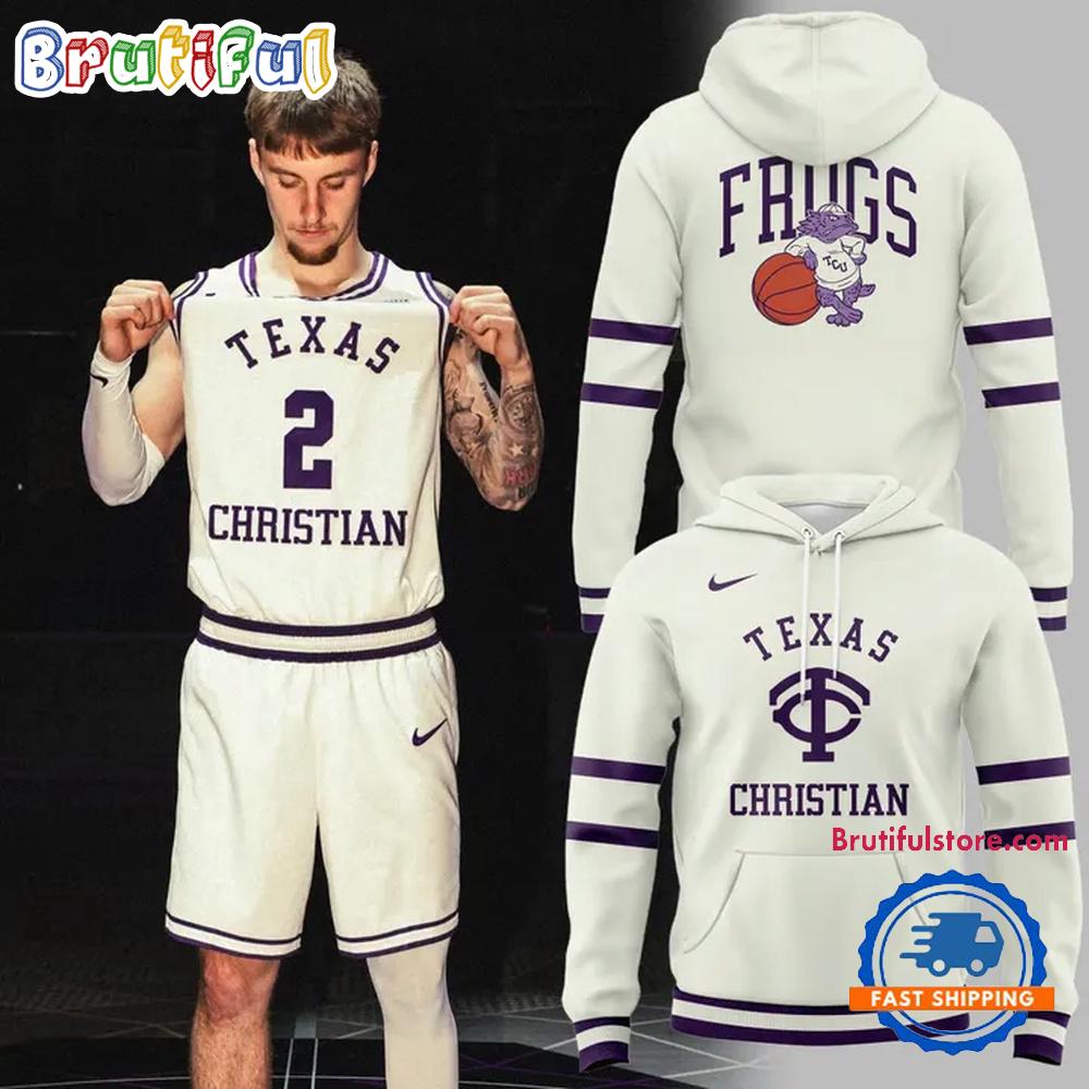 TCU Horned Frogs Basketball 86 Throwback Uniform Limited Edition Hoodie T-Shirt