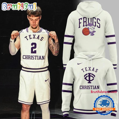 TCU Horned Frogs Basketball 86 Throwback Uniform Limited Edition Hoodie T-Shirt