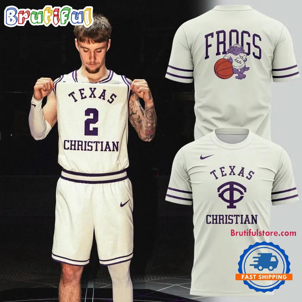 TCU Horned Frogs Basketball 86 Throwback Uniform Limited Edition Hoodie T-Shirt