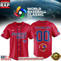 Team Puerto Rico 2026 World Baseball Classic Red Baseball Jersey Shirt