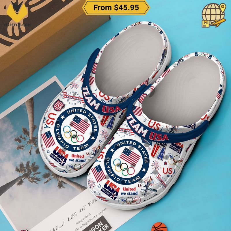 Team USA Olympic Paris 2024 Crocs Crocband Clog