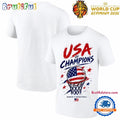 Team USA Womens Basketball FIBA World Cup 2026 White T Shirt