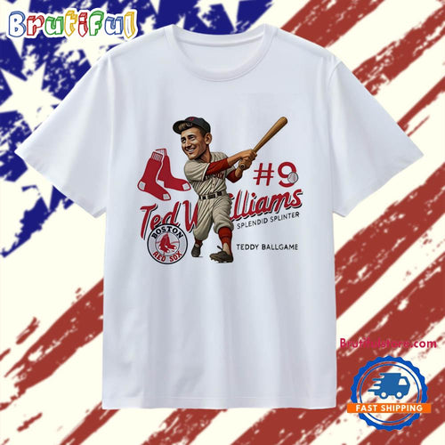 Ted Williams Boston Redsox Legend caricature T Shirt