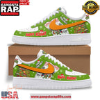 Teenage Mutant Ninja Turtles Happy Holiday Limited Edition Air Force 1 Running Sneakers