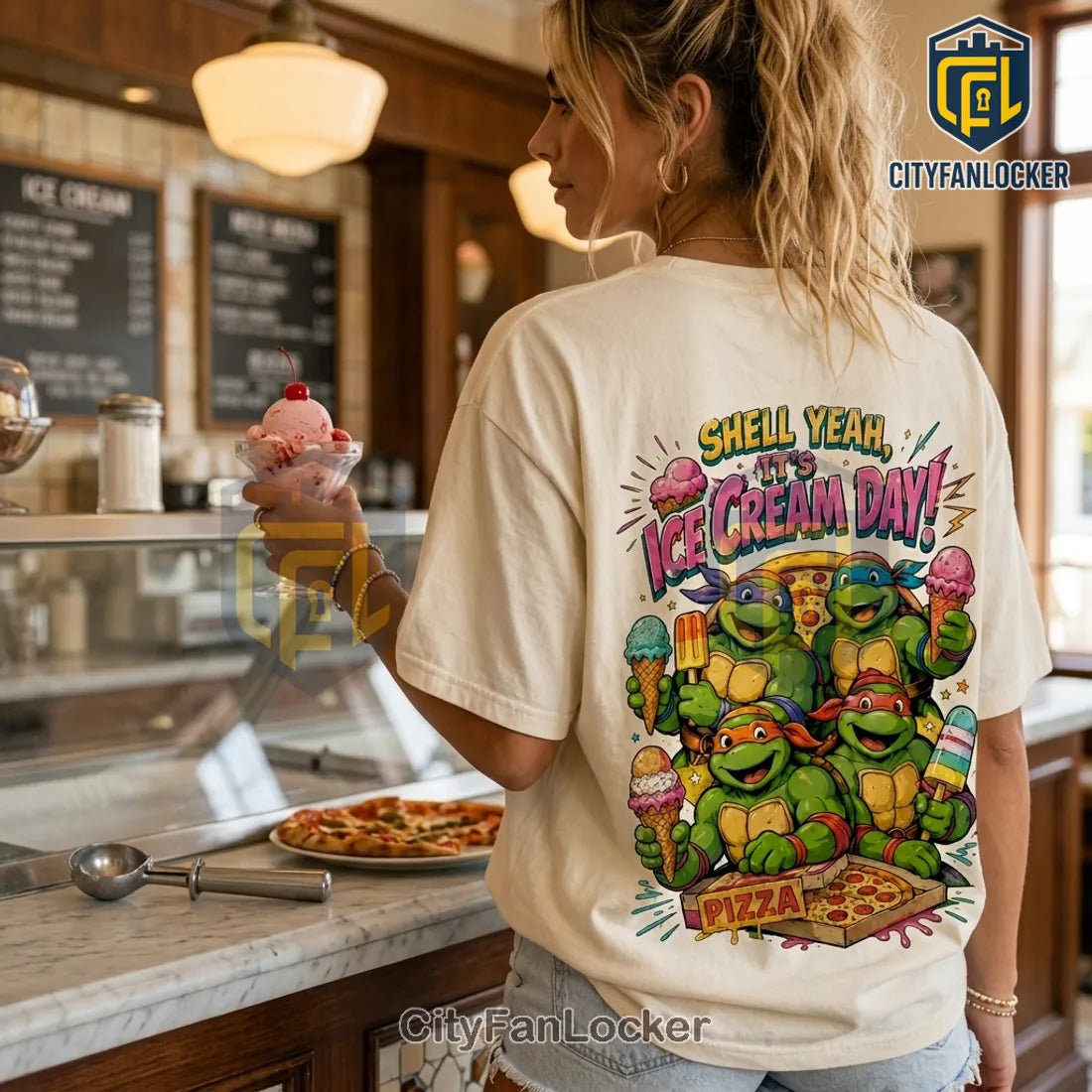 Teenage Mutant Ninja Turtles Ice Cream Day T-Shirt