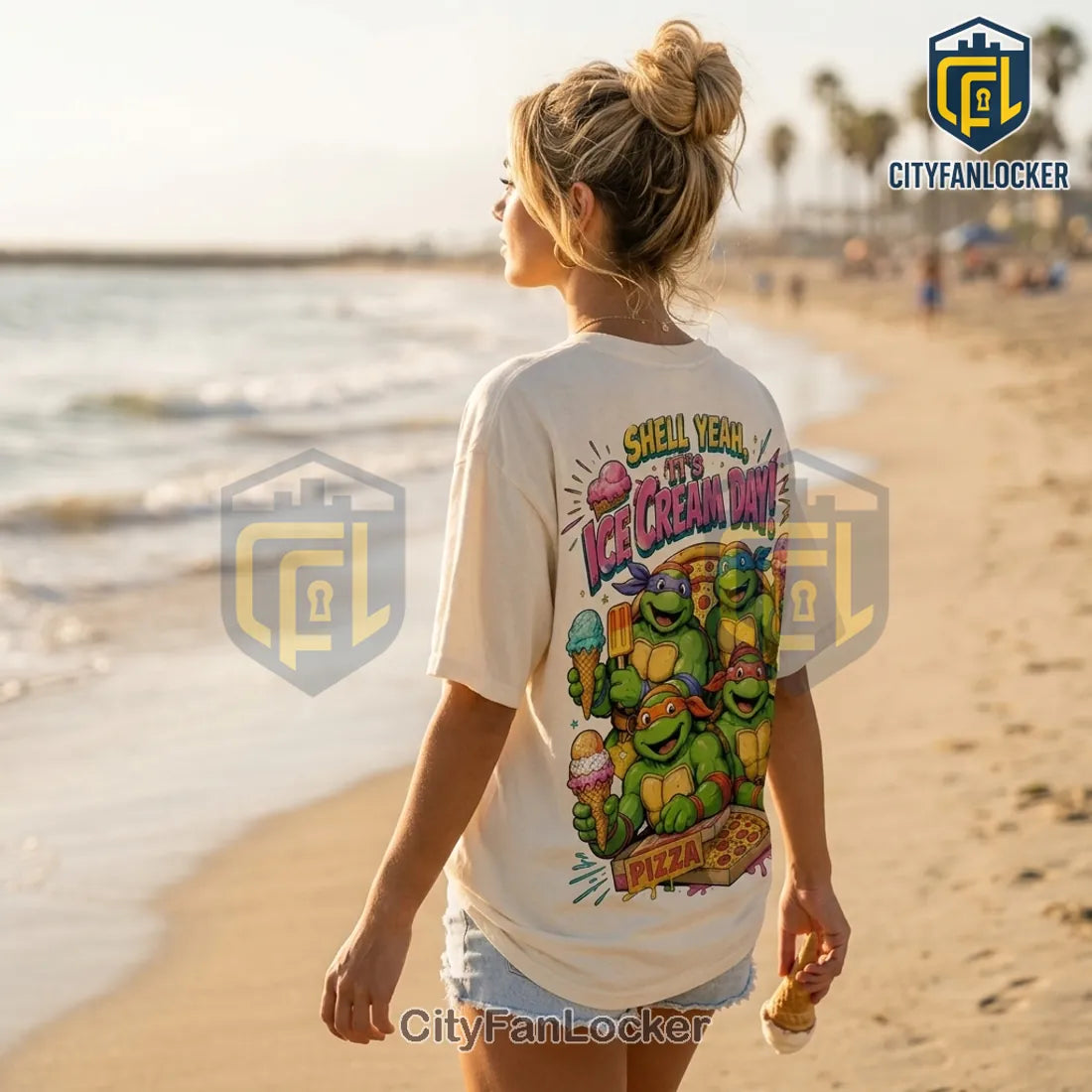 Teenage Mutant Ninja Turtles Ice Cream Day T-Shirt