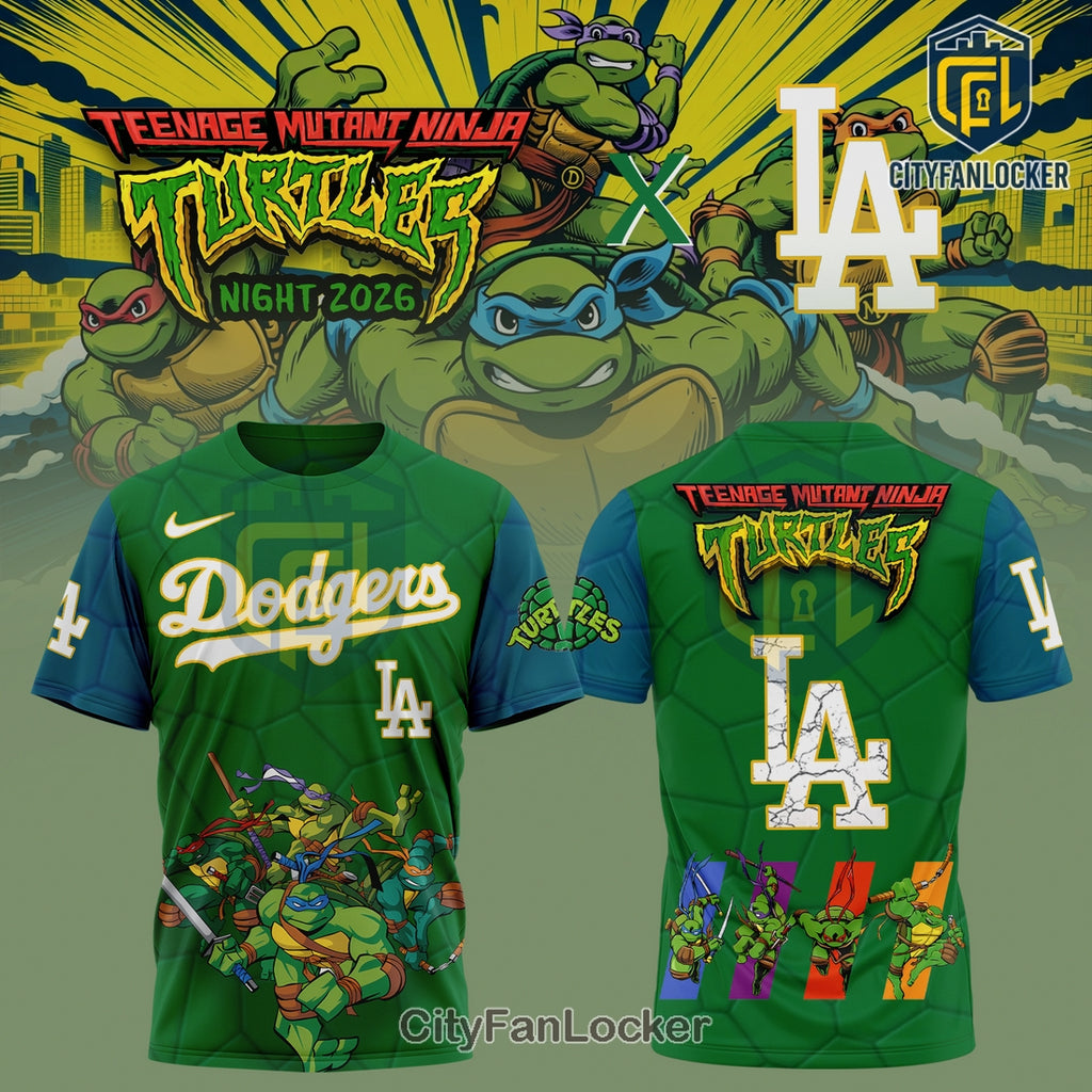 Teenage Mutant Ninja Turtles MLB Tour 2026 T-Shirt