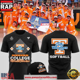 Tennessee Lady Volunteers 2026 Women’s College World Series Black Shirt