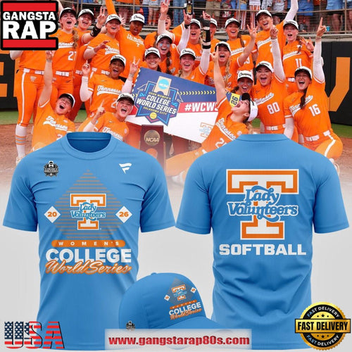 Tennessee Lady Volunteers 2026 Women’s College World Series Unisex T Shirt