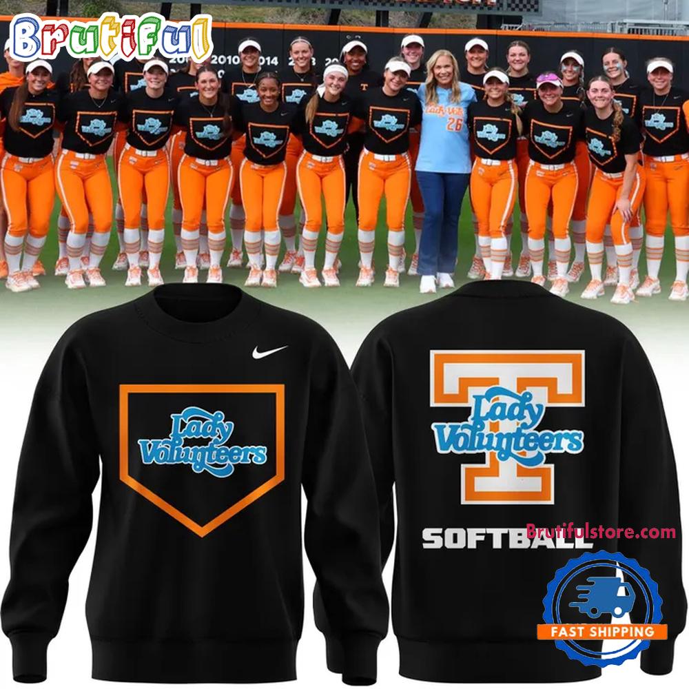 Tennessee Lady Volunteers Softball 2026 Black Uniform Limited Hoodie T-Shirt