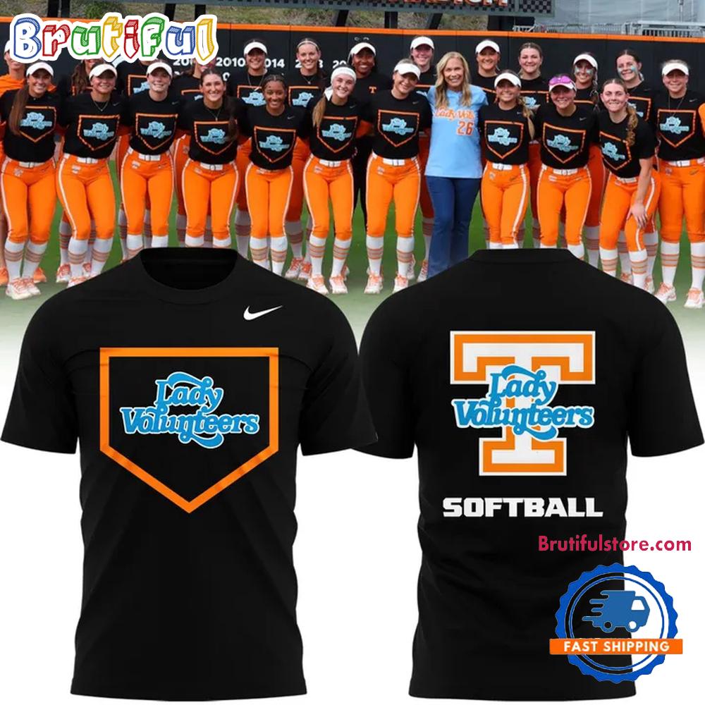 Tennessee Lady Volunteers Softball 2026 Black Uniform Limited Hoodie T-Shirt