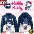 Hello Kitty x NFL Tennessee Titans 2025 Football Christmas Hoodie Shirt