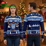 Tennessee Titans All I Need For Christmas Custom Name And Number Ugly Christmas Sweater