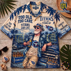 Tennessee Titans For Life Aloha Hawaiian Shirt