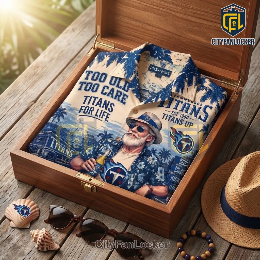 Tennessee Titans For Life Aloha Hawaiian Shirt