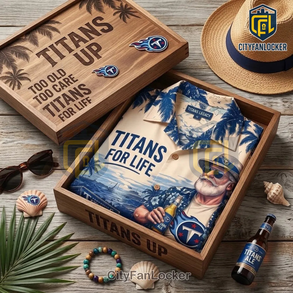 Tennessee Titans For Life Aloha Hawaiian Shirt