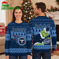 Tennessee Titans Grinch Football Ugly Christmas Sweater
