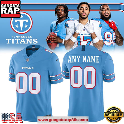 Tennessee Titans Jeffery Simmons New Season 2026 Custom Football Jersey