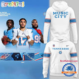 Tennessee Titans Music City White Uniform 2026 Hoodie T-Shirt