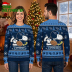 Tennessee Titans Snoopy Football Helmet Ugly Christmas Sweater