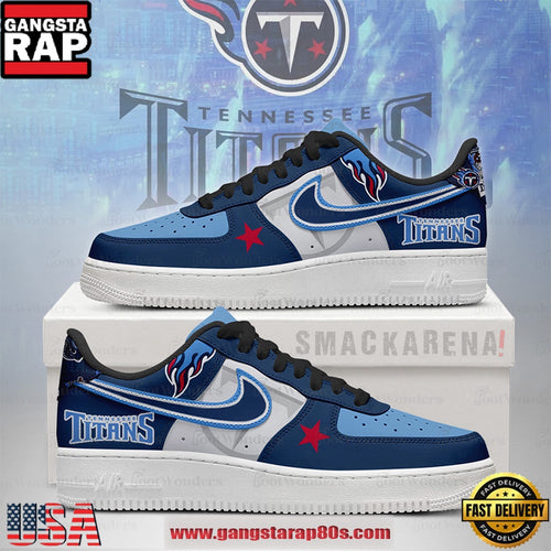 Tennessee Titans Trending Football Sneakers NFL Air Force 1 Shoes